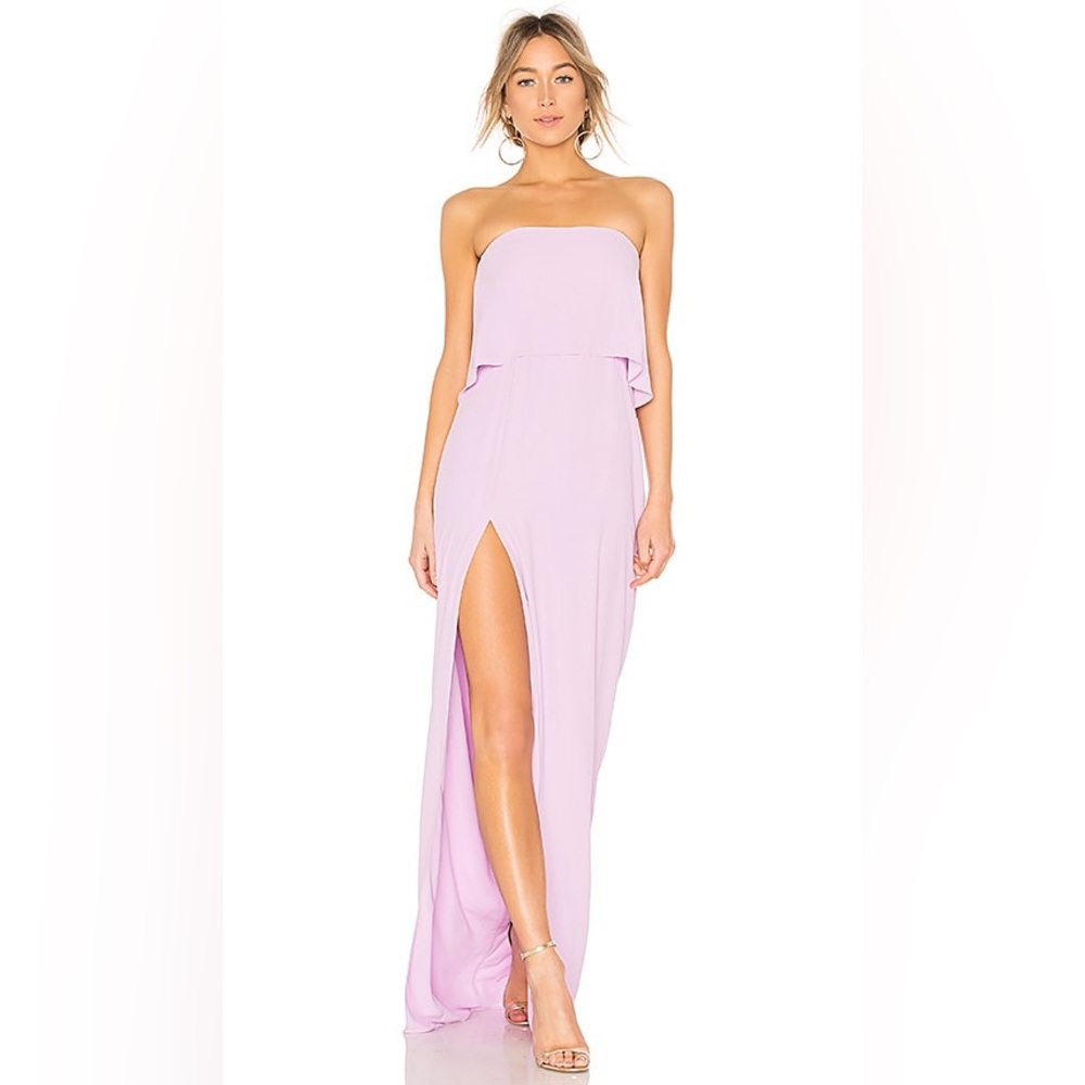 Amanda Uprichard Lilac Maxi Dress